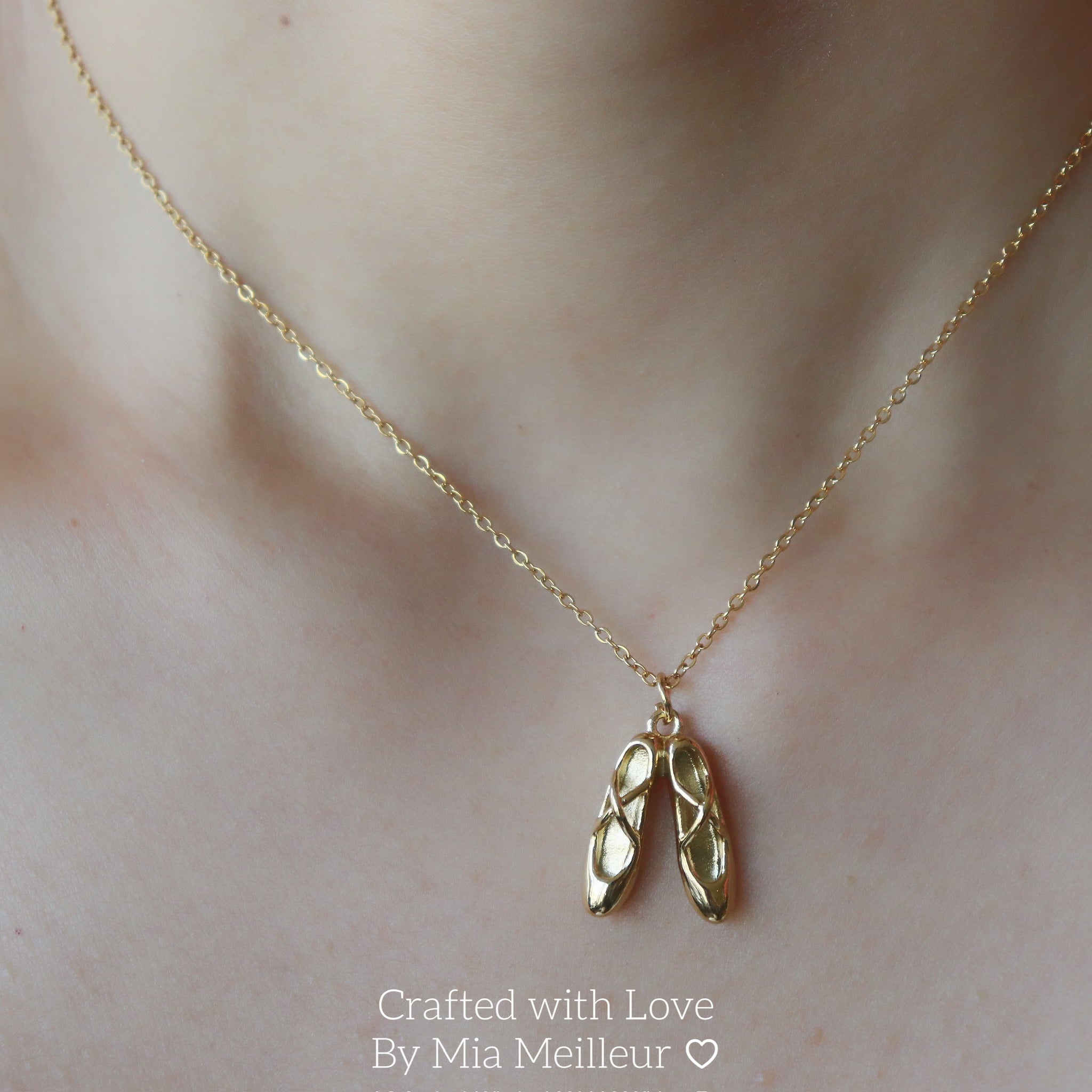 Ballet Shoes Necklace