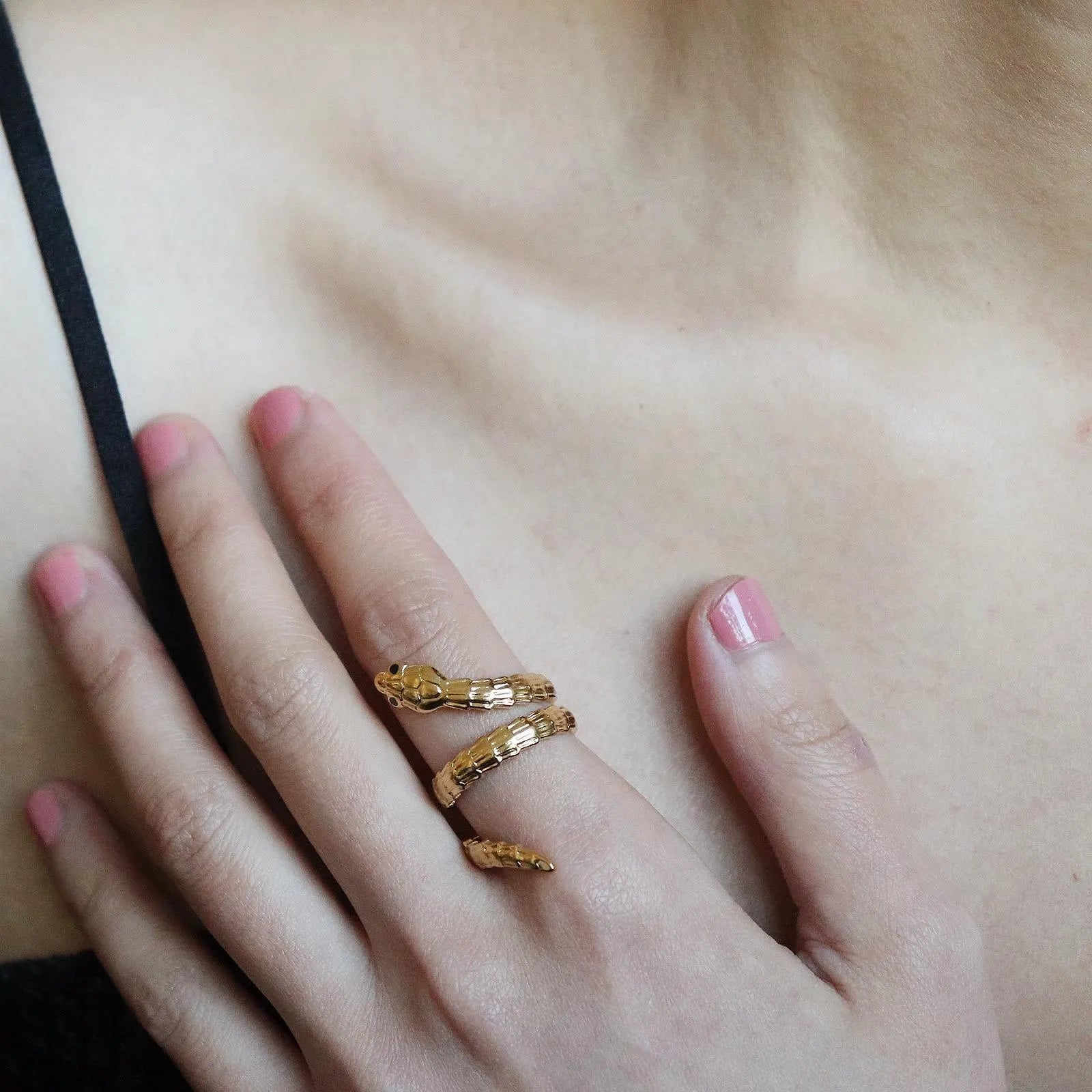 Adjustable Snake Ring
