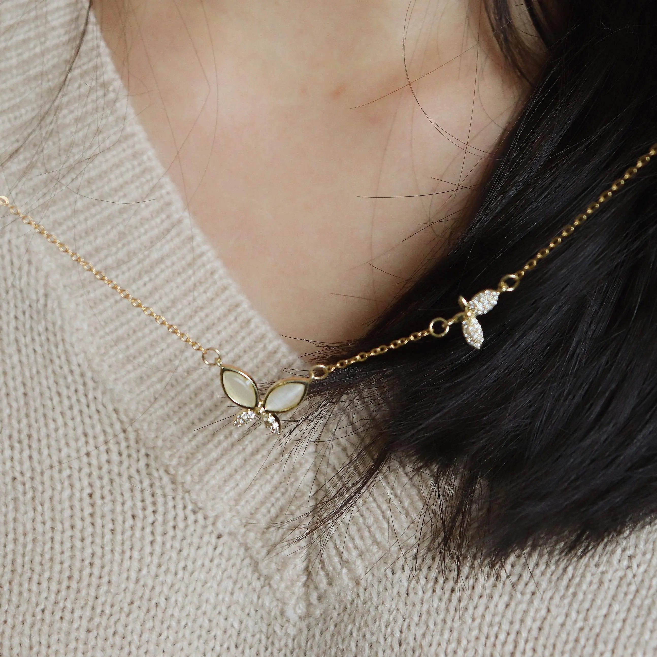 Dainty Butterfly Necklace