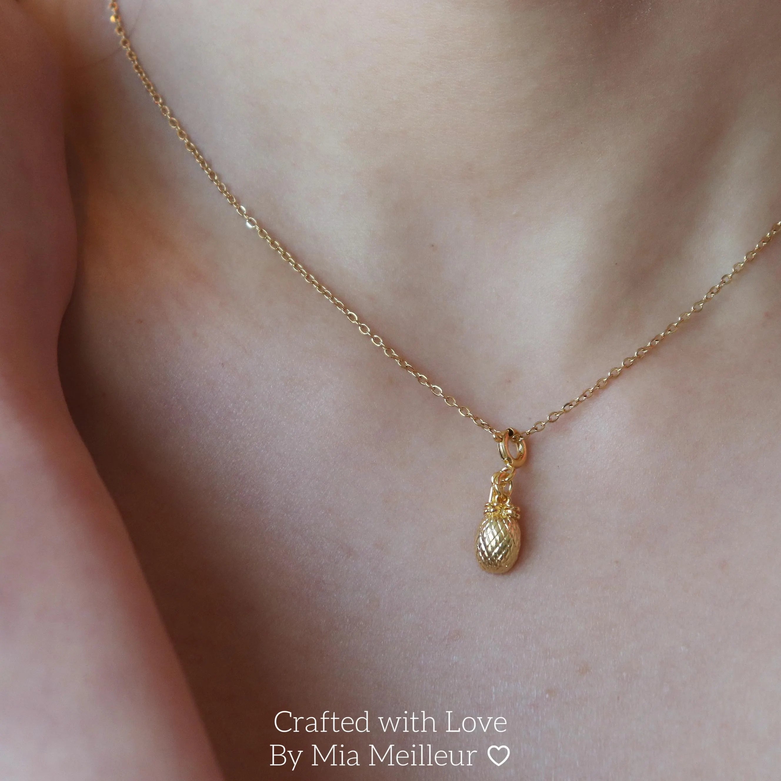 Gold Pineapple Necklace