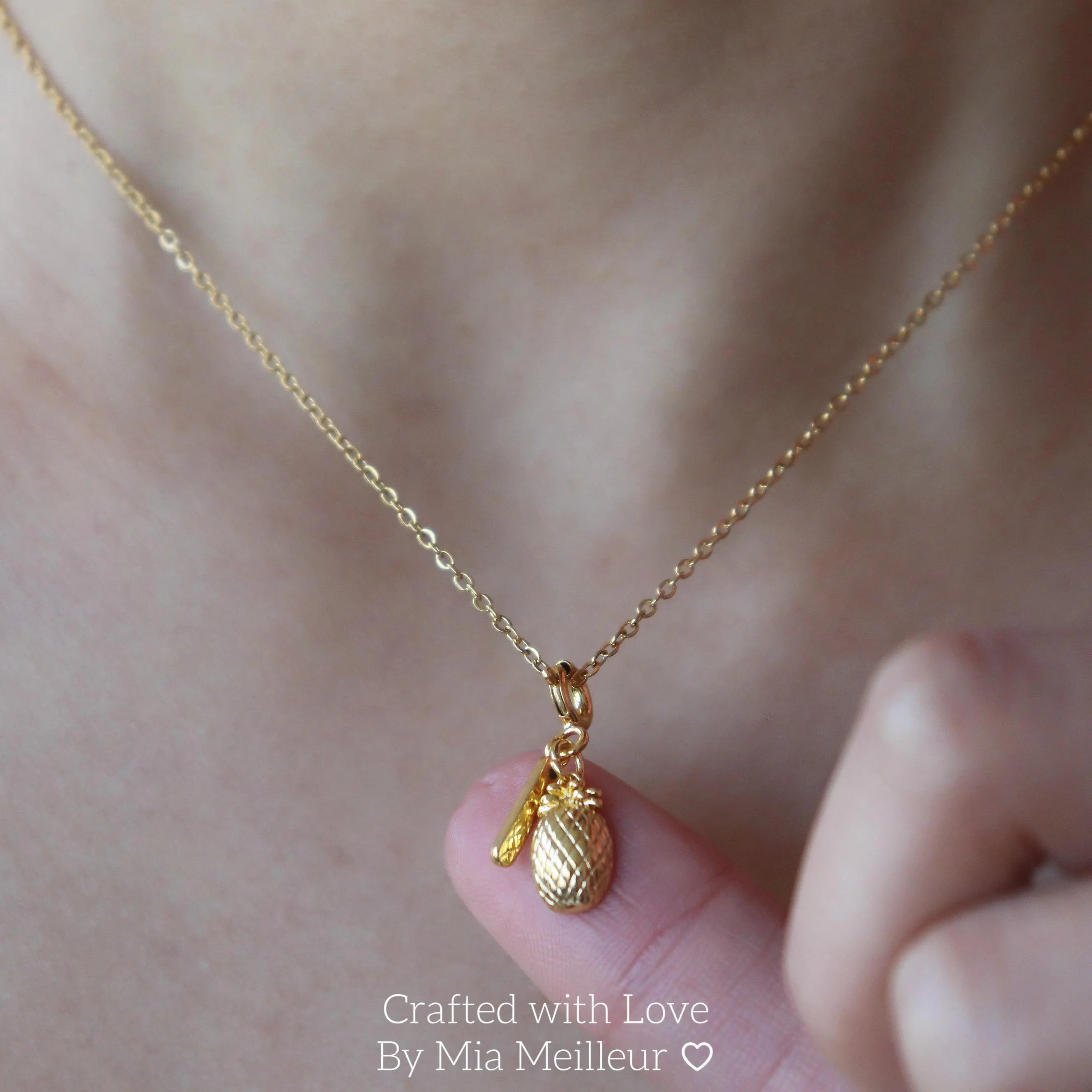 Gold Pineapple Necklace