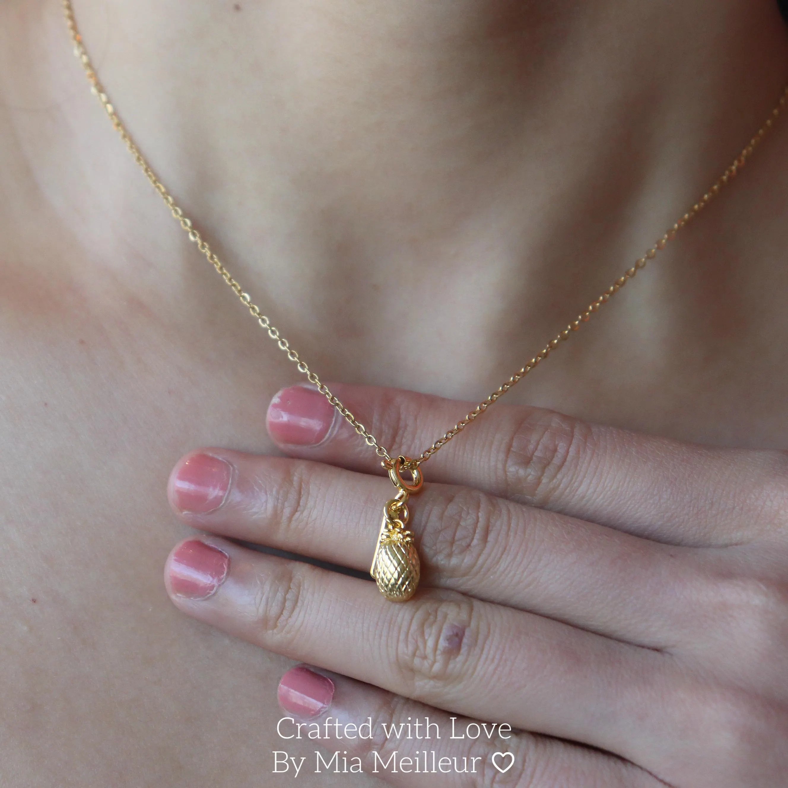 Gold Pineapple Necklace