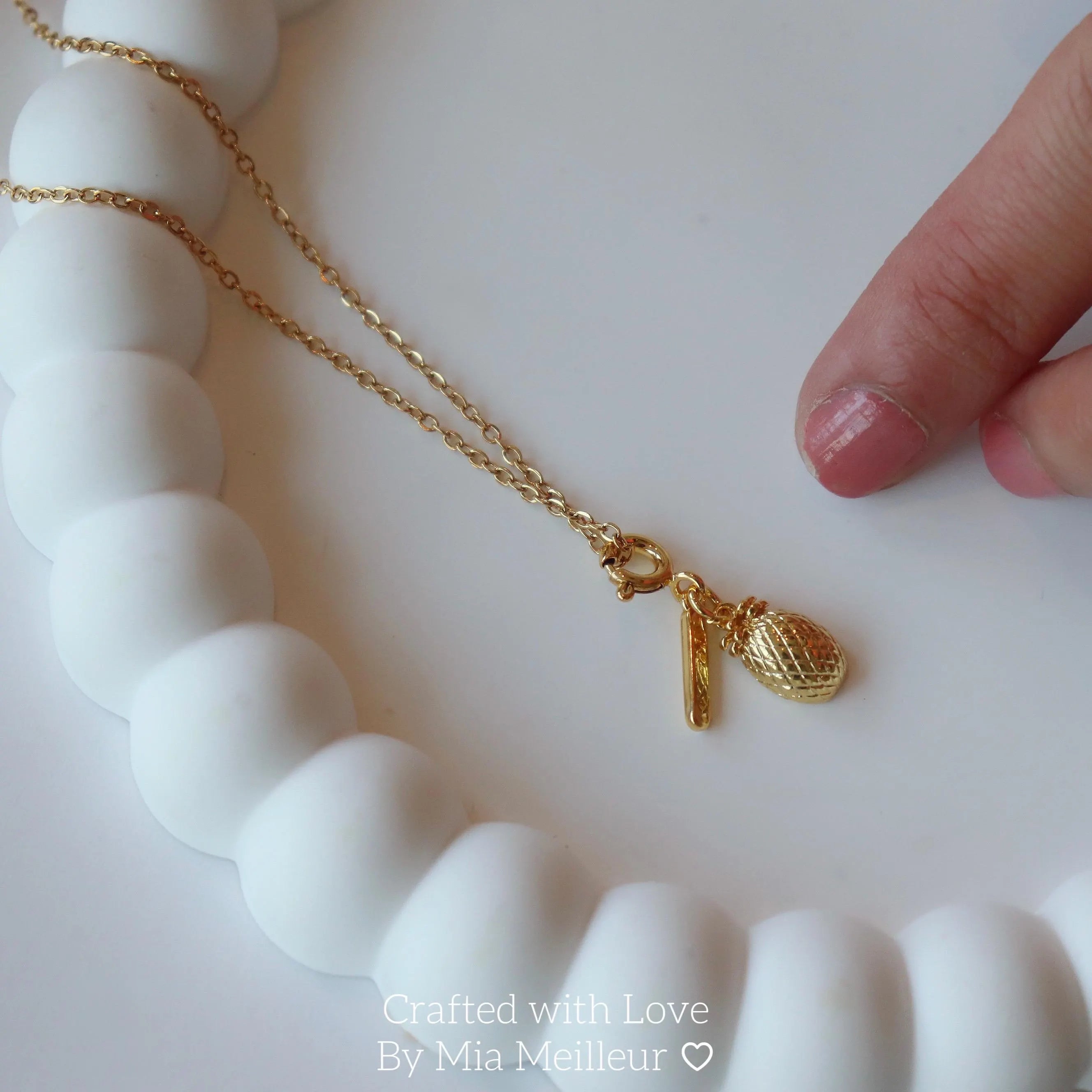 Gold Pineapple Necklace