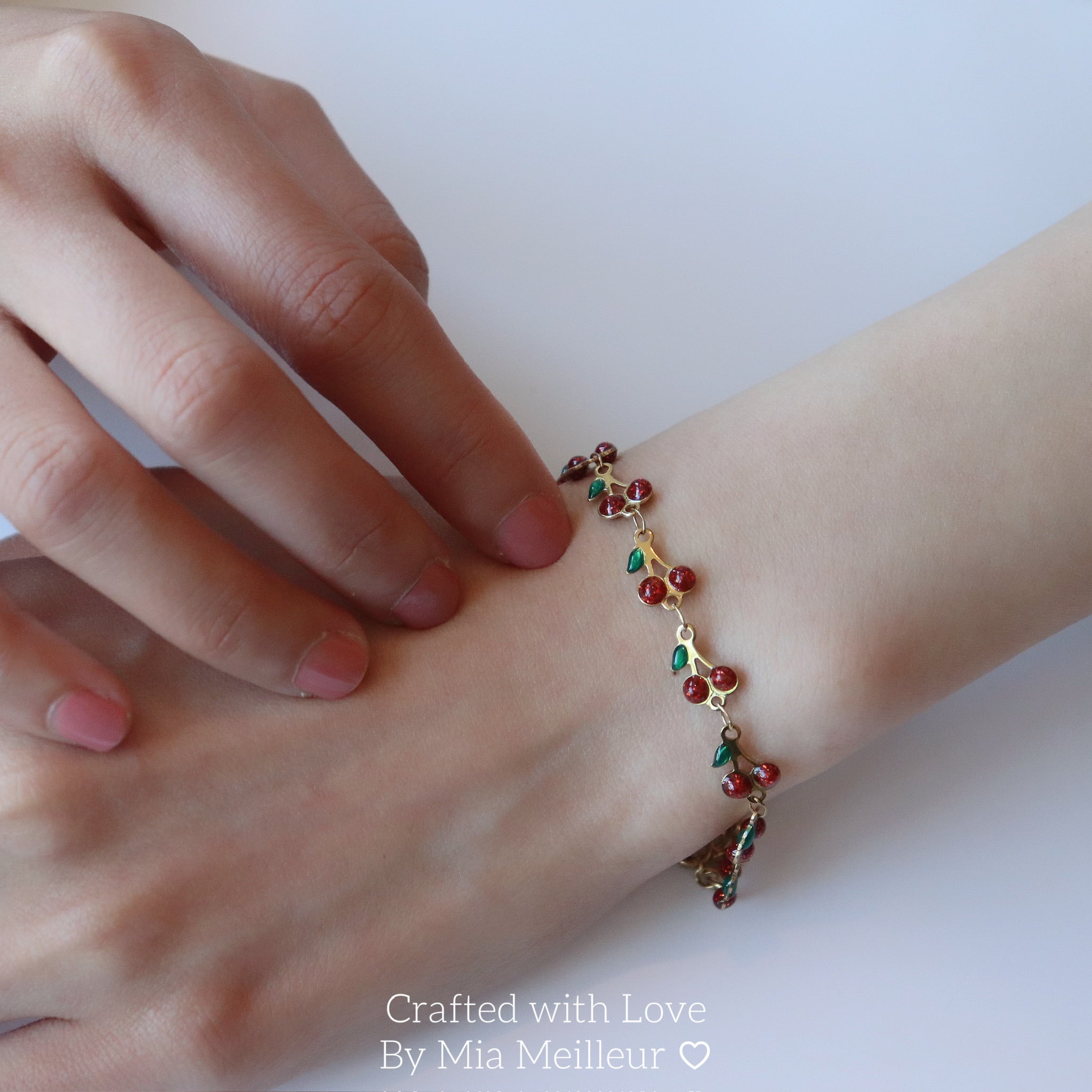 Cherry Charm Bracelet