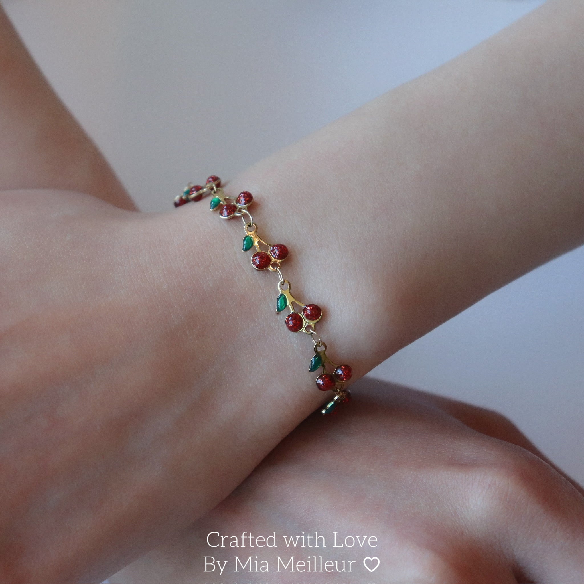 Cherry Charm Bracelet