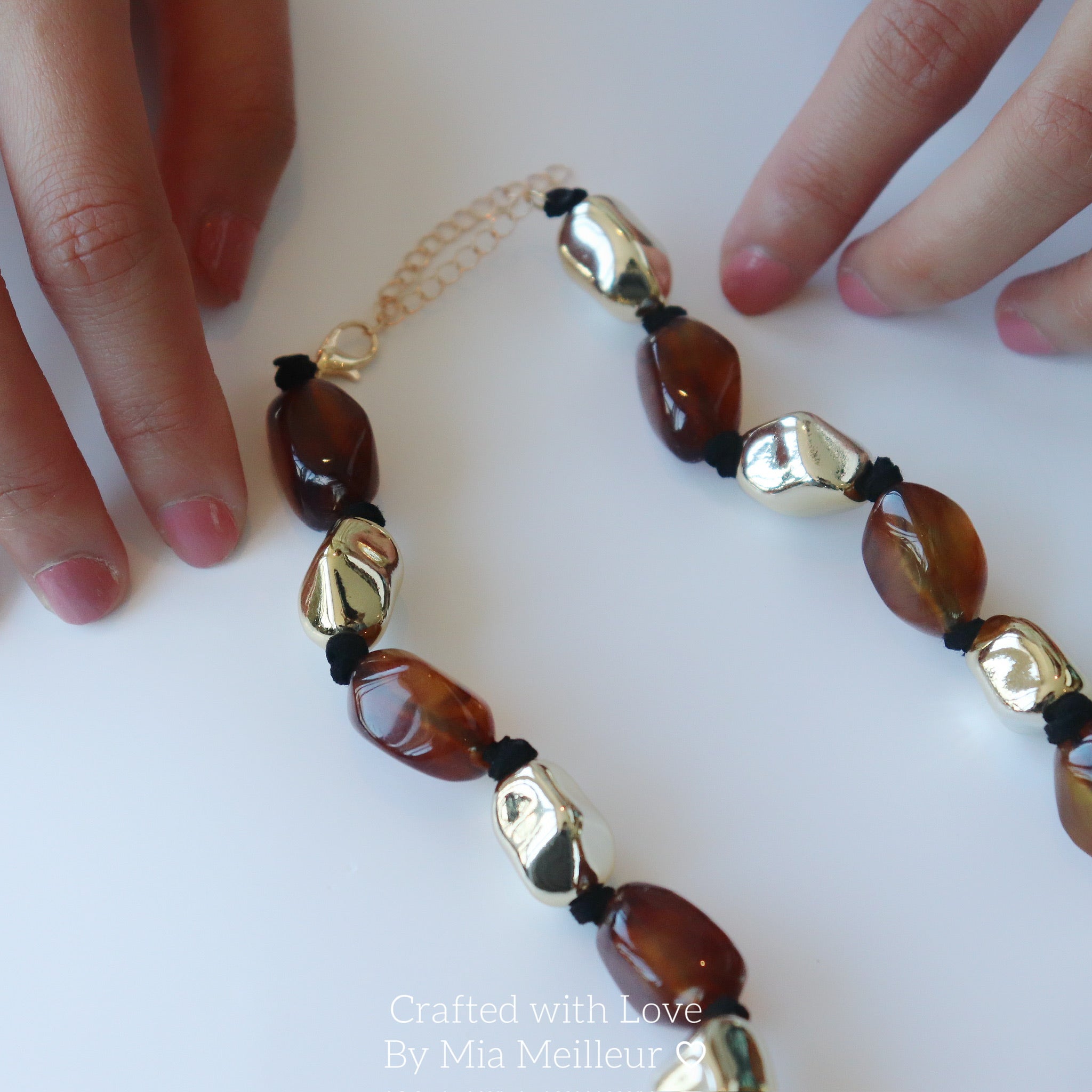Chunky Bead Statement Necklace