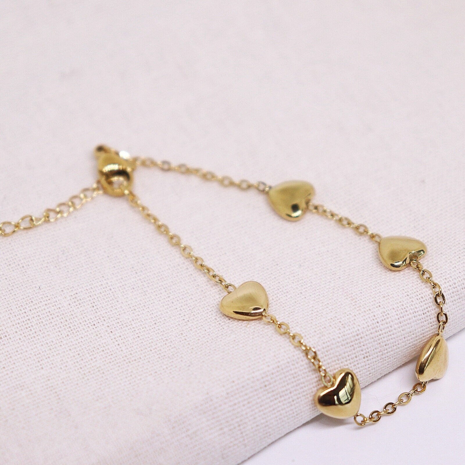Heart Charm Bracelet