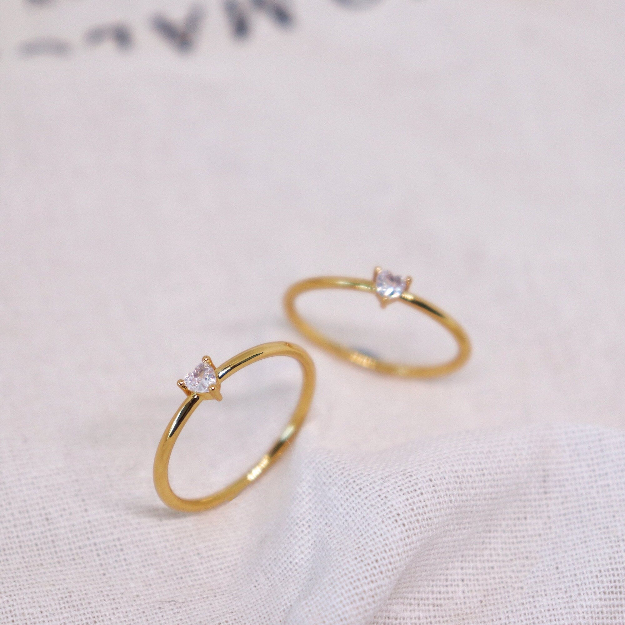 Heart Shaped Gemstone Ring