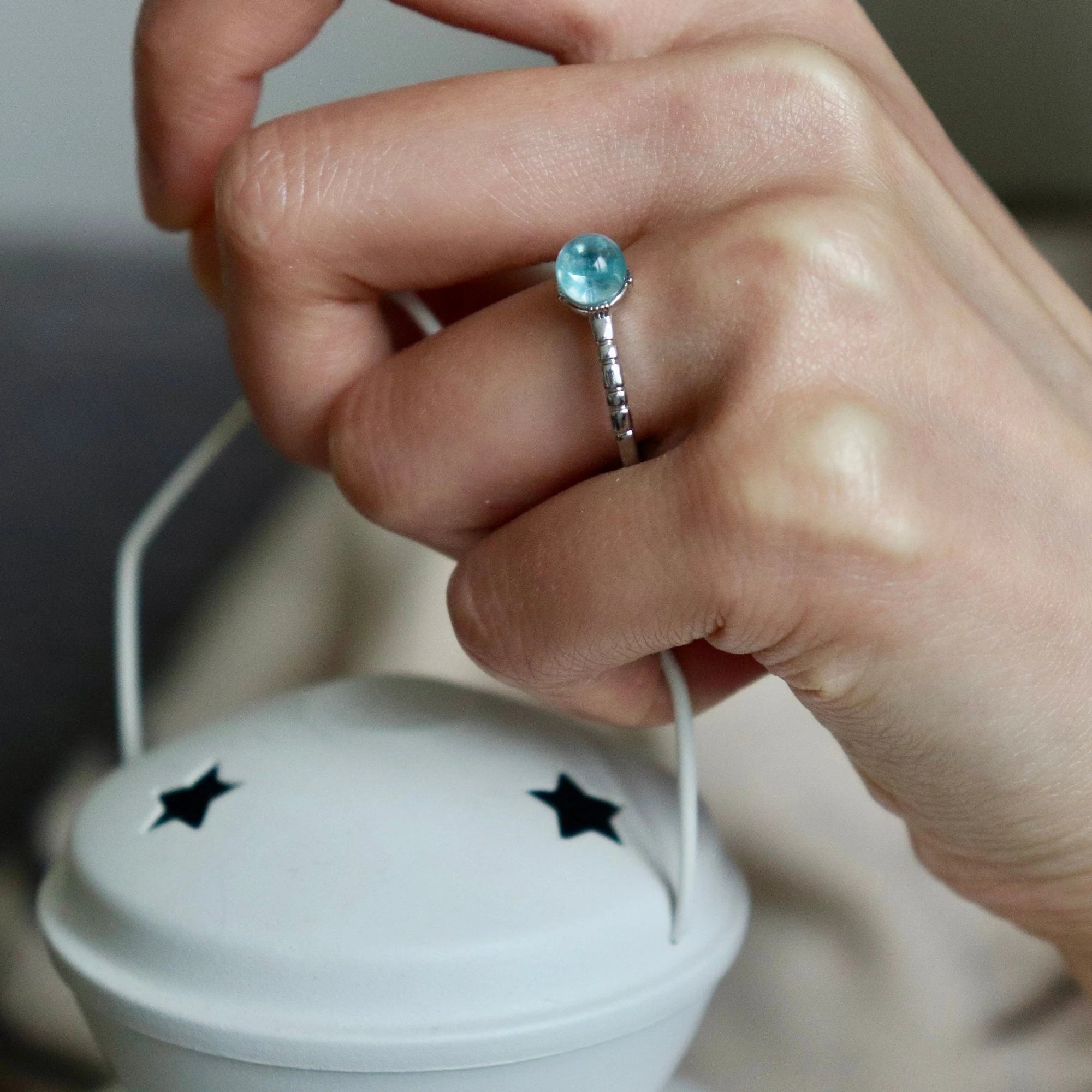 March Birthstone Ring