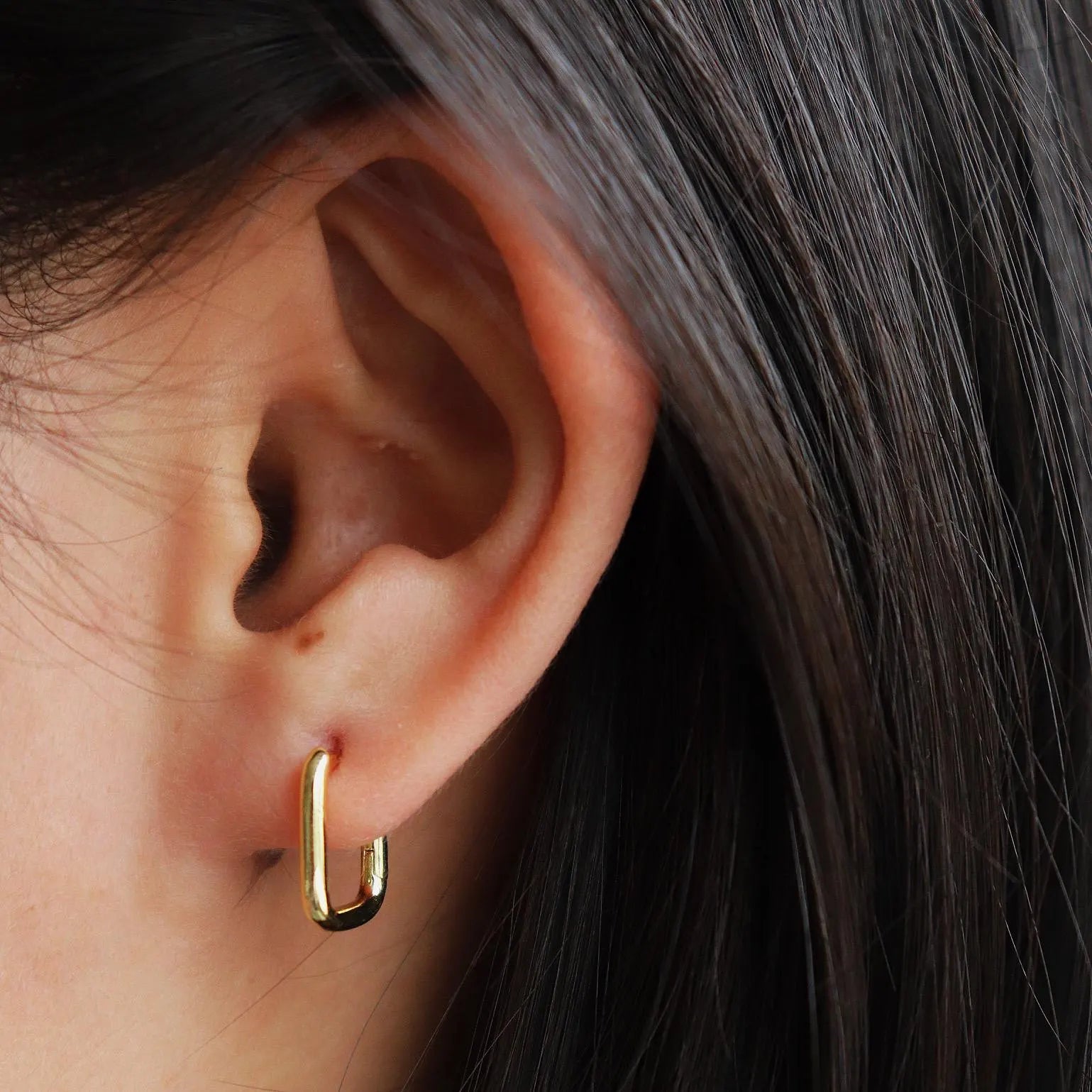 Minimalist Square Hoop Earrings