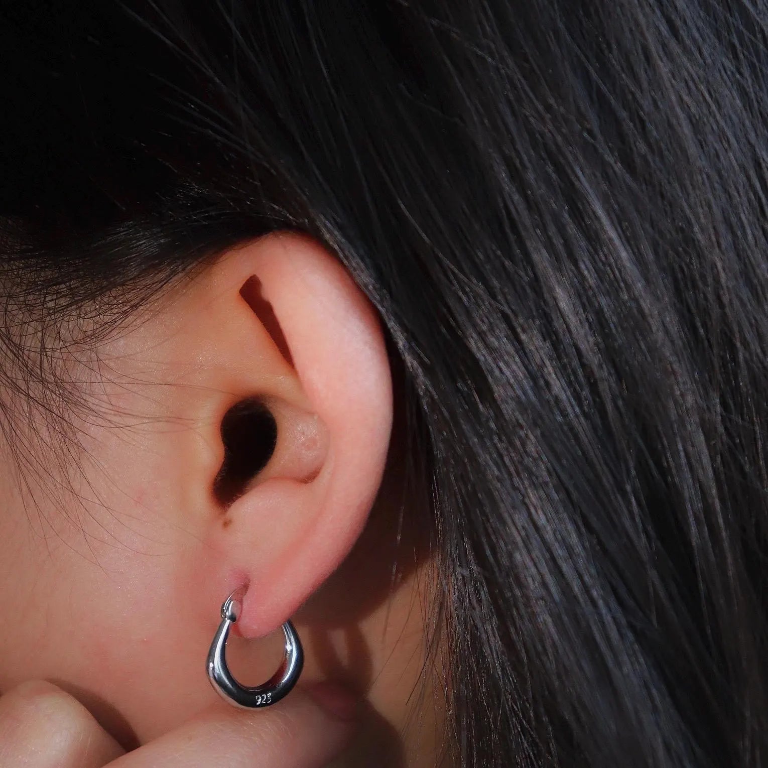 Minimalist Cowgirl Hoop Earrings in Gold and Silver