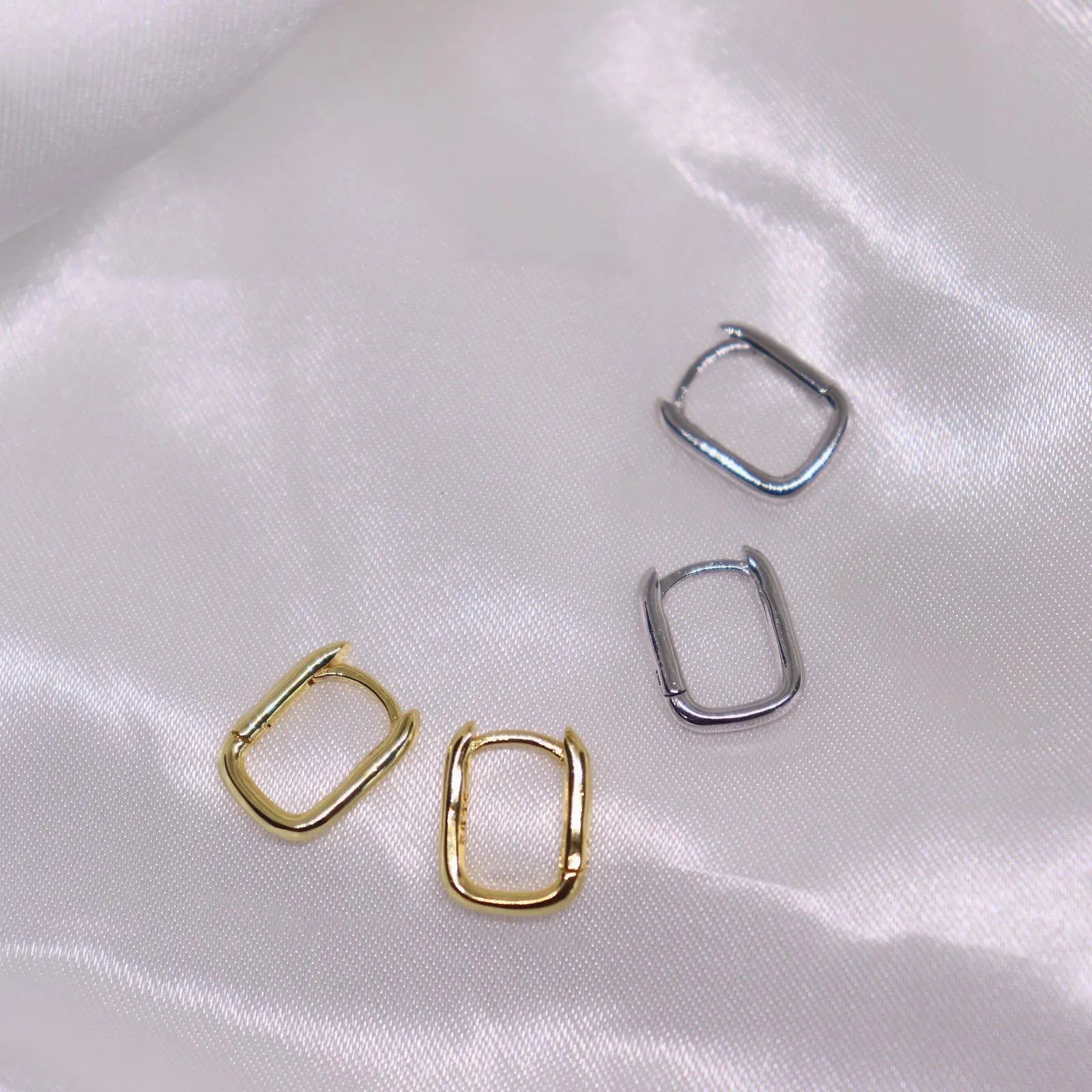 Minimalist Square Hoop Earrings
