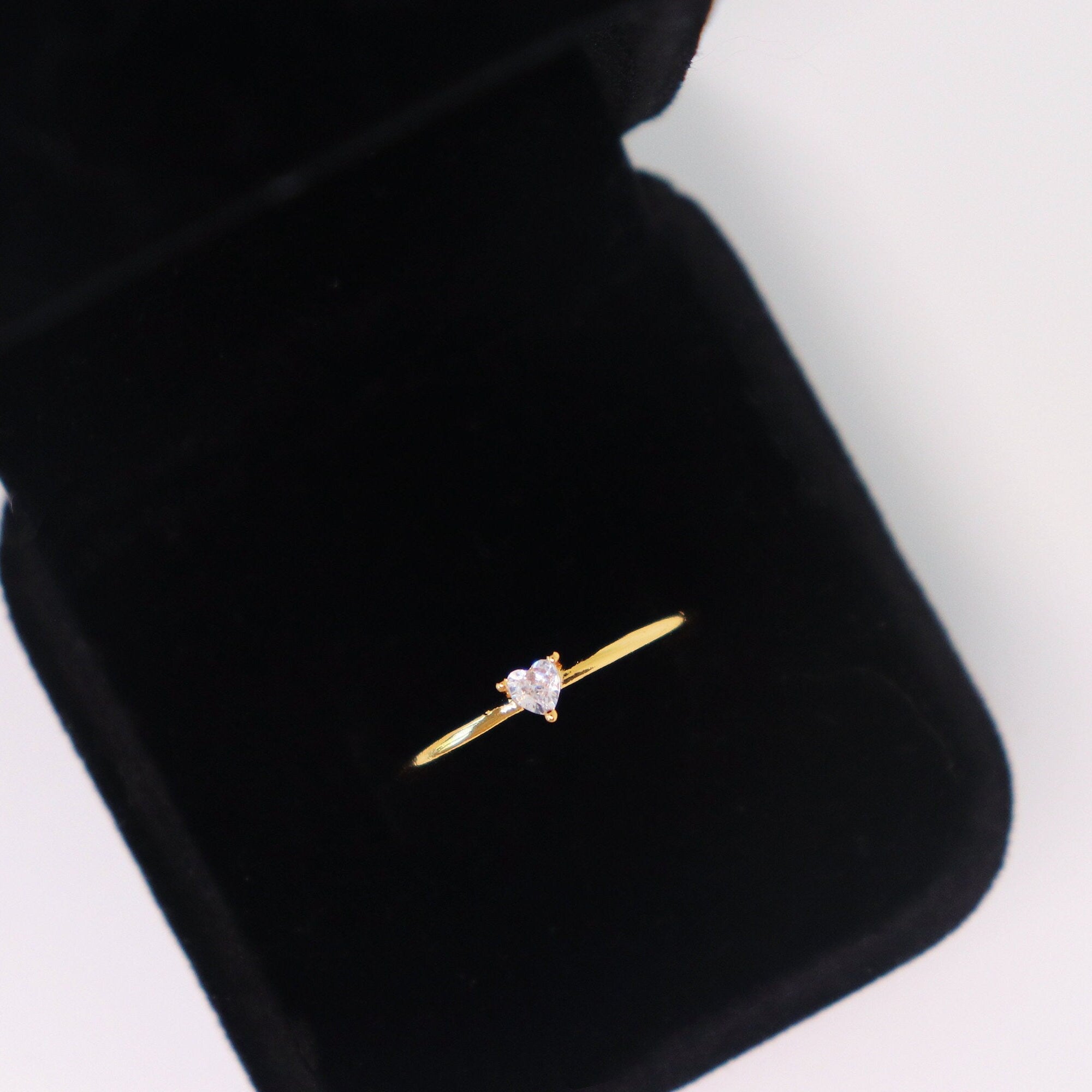 Heart Shaped Gemstone Ring