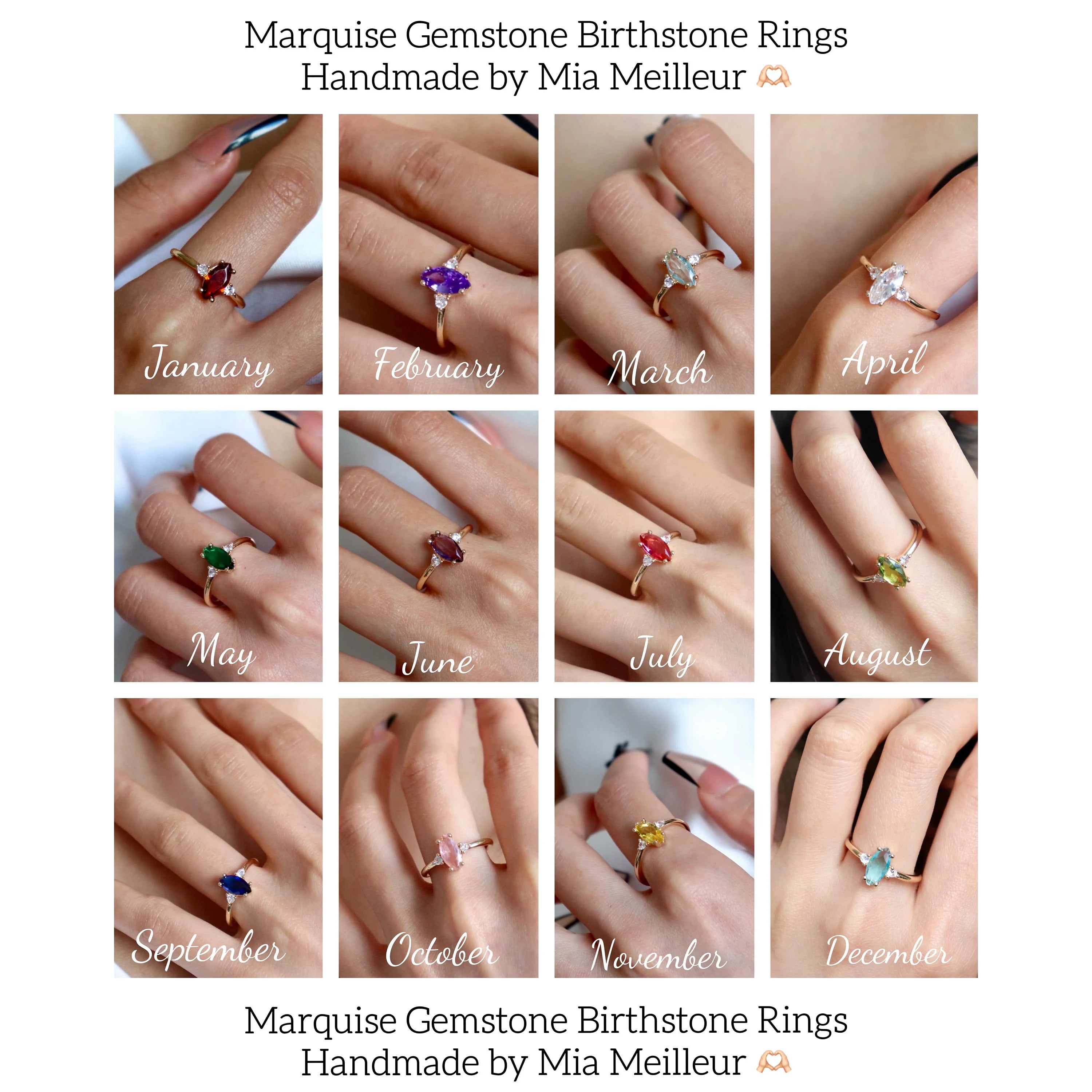 Custom Birthstone Ring