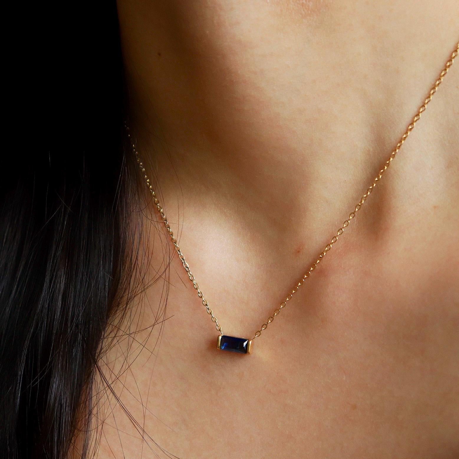 Dainty Custom Birthstone Necklace