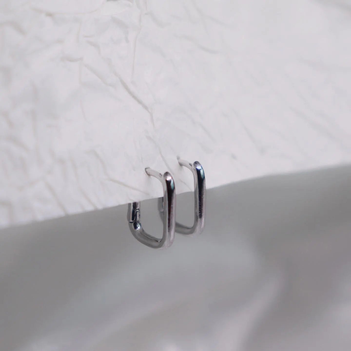 Minimalist Square Hoop Earrings