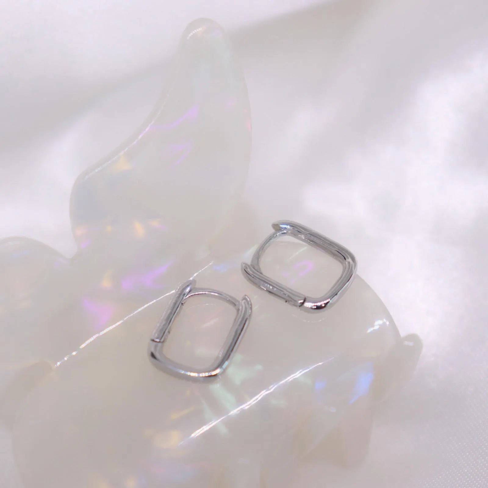 Minimalist Square Hoop Earrings