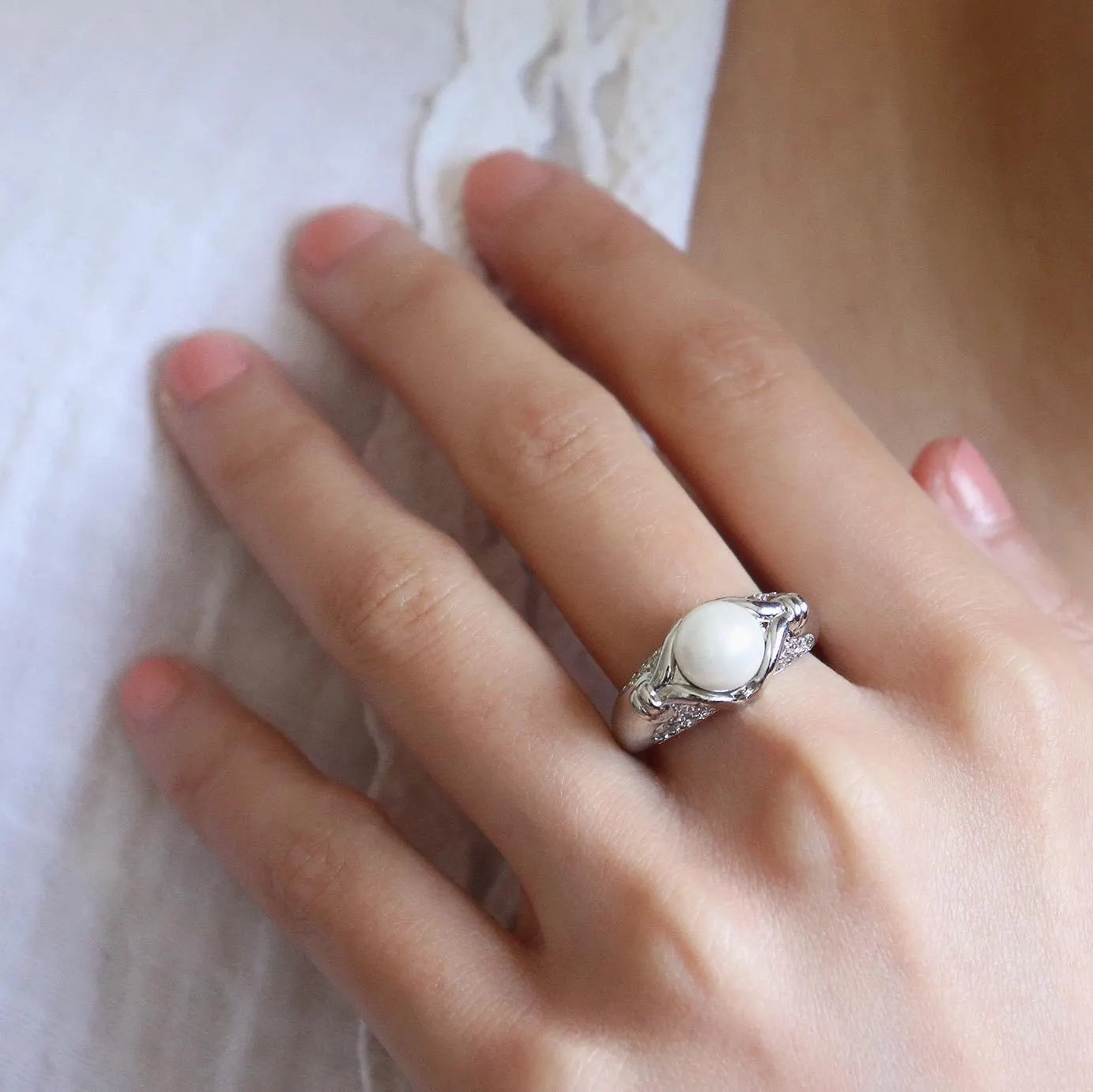 Vintage Pearl Ring