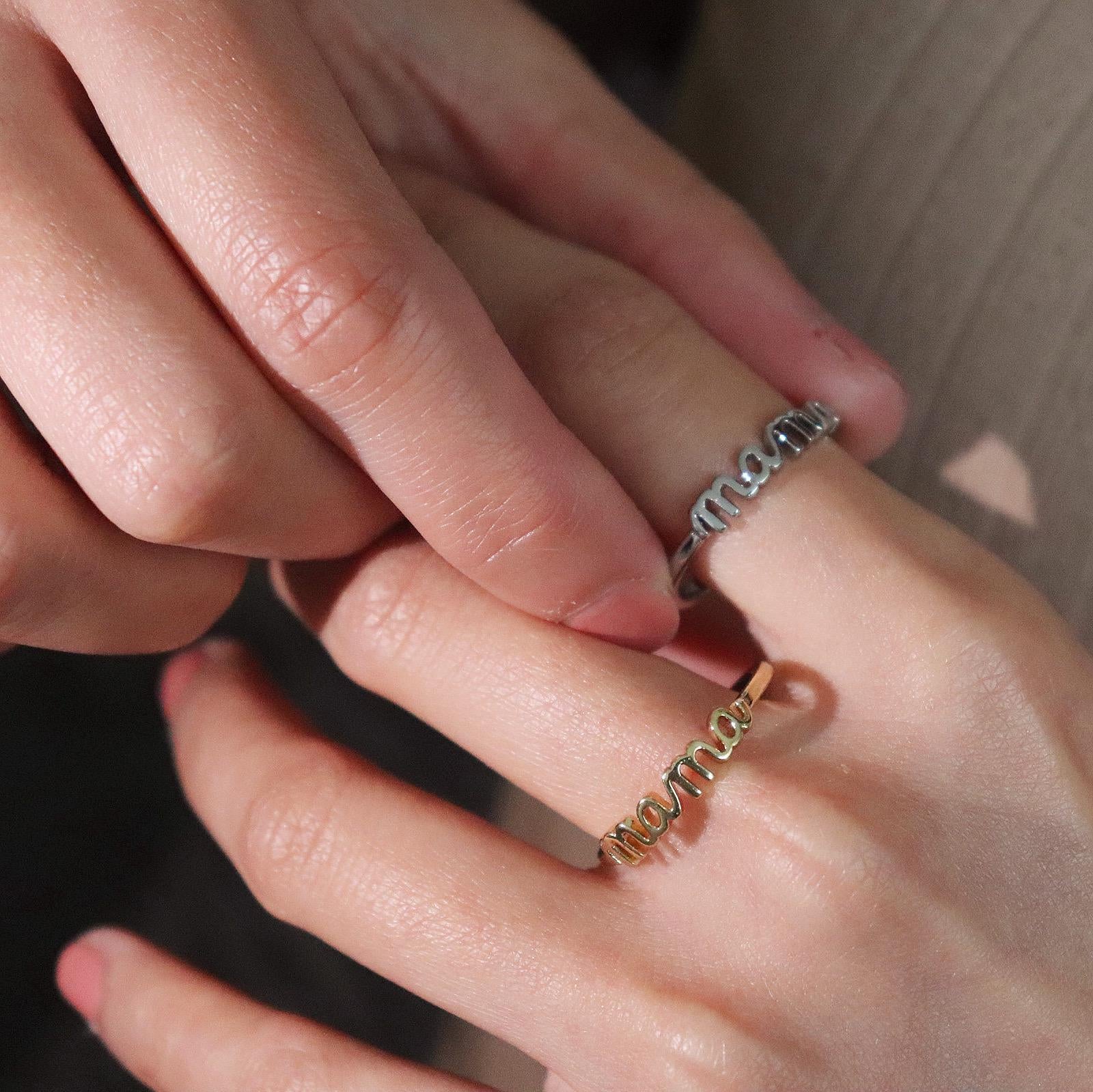 Dainty Rainbow Gemstone Gold Ring