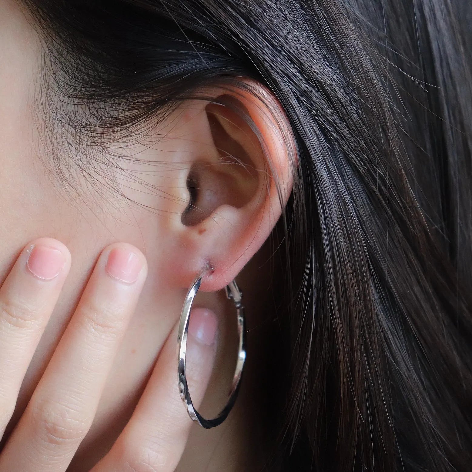 Twisted Hoop Earrings