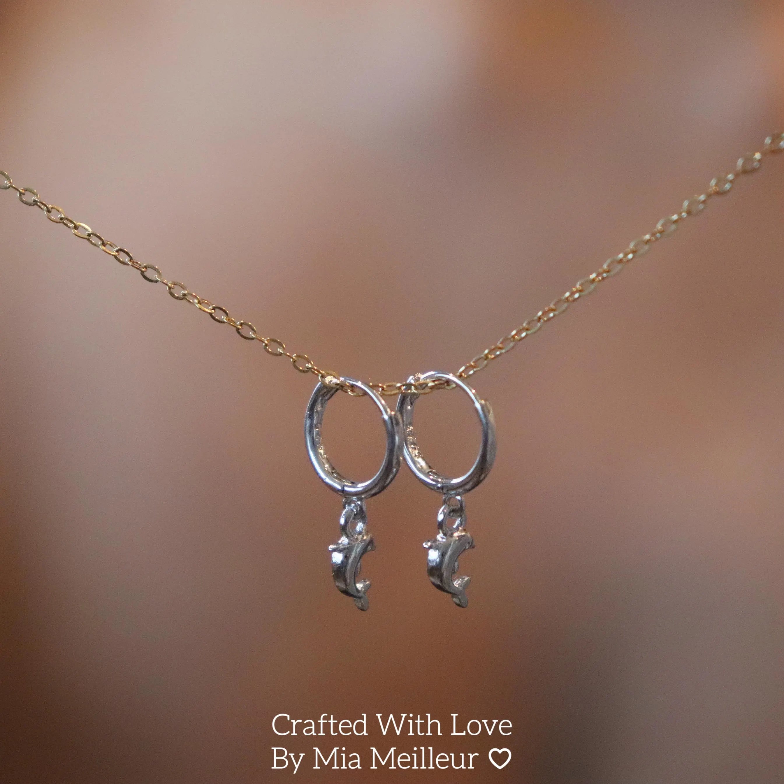 Dainty Dolphin Earrings
