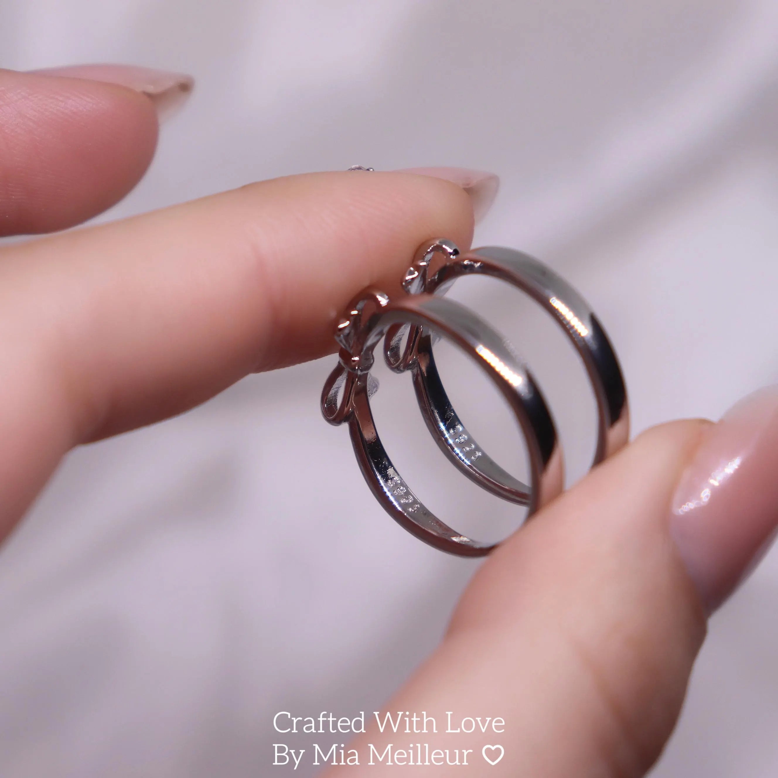 S925 Dainty Coquette Bow Ring