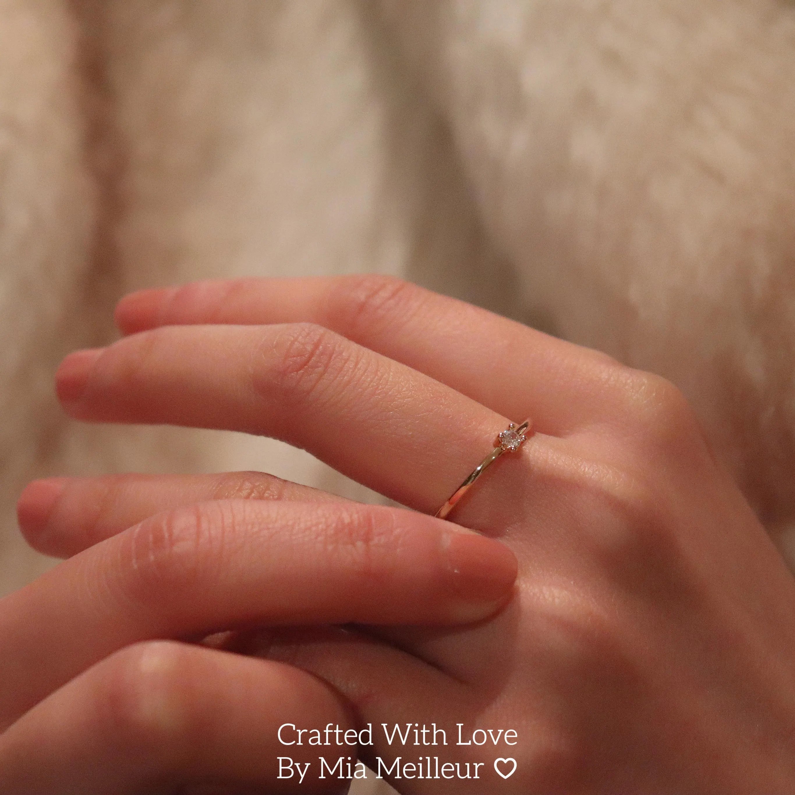 Dainty Diamond Ring