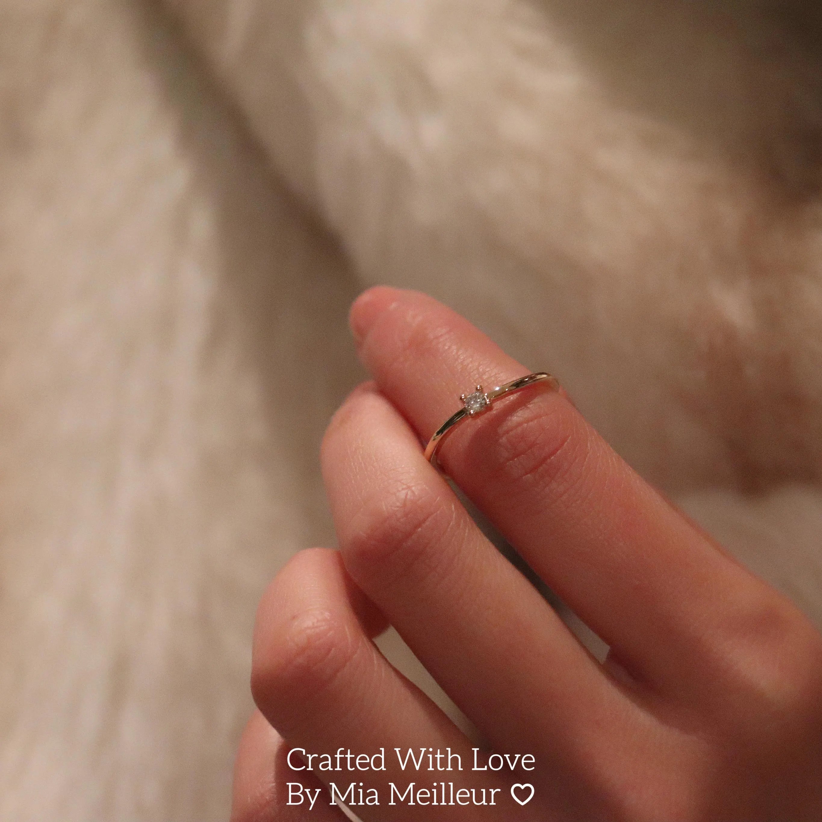 Dainty Diamond Ring