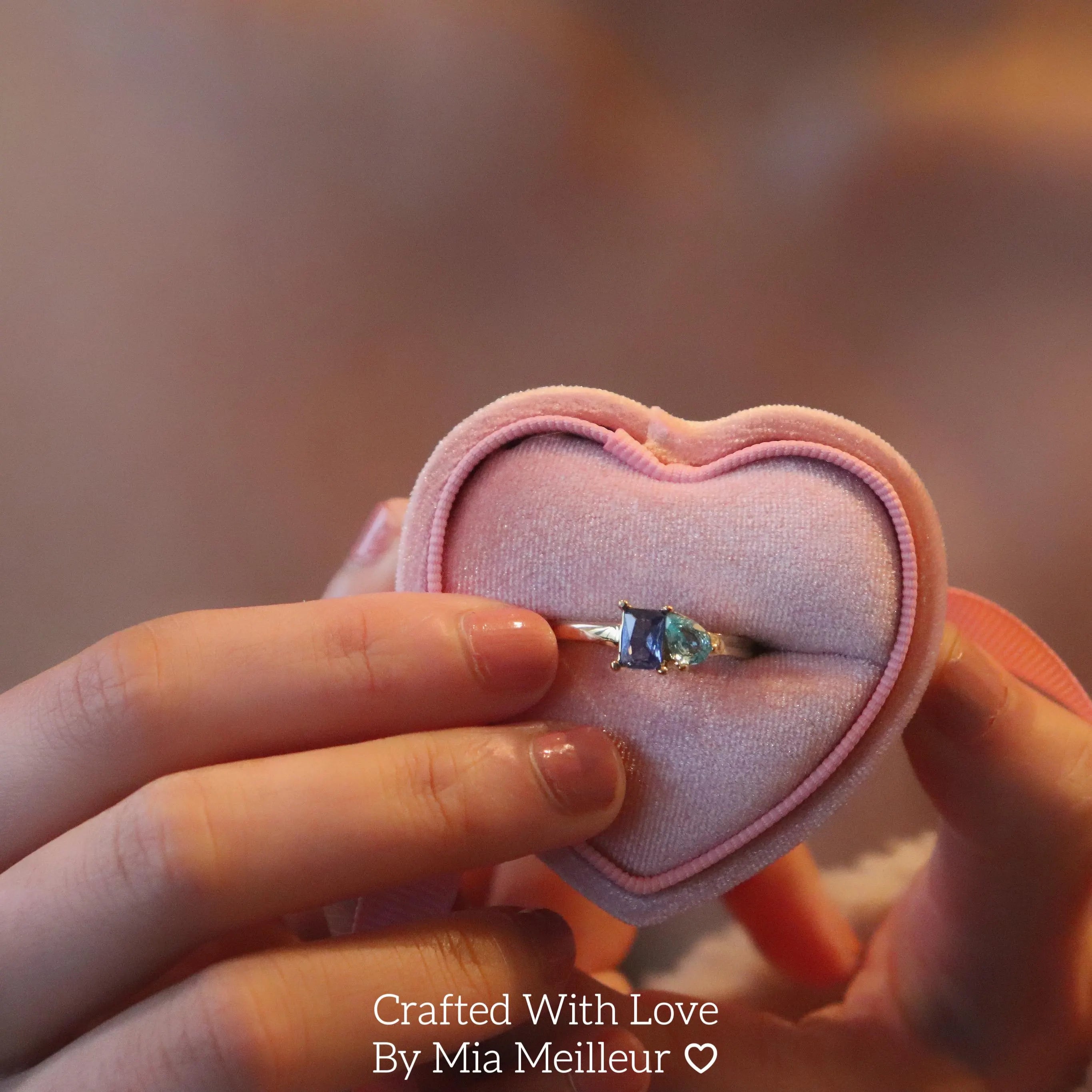 Toi et Moi Gemstone Ring