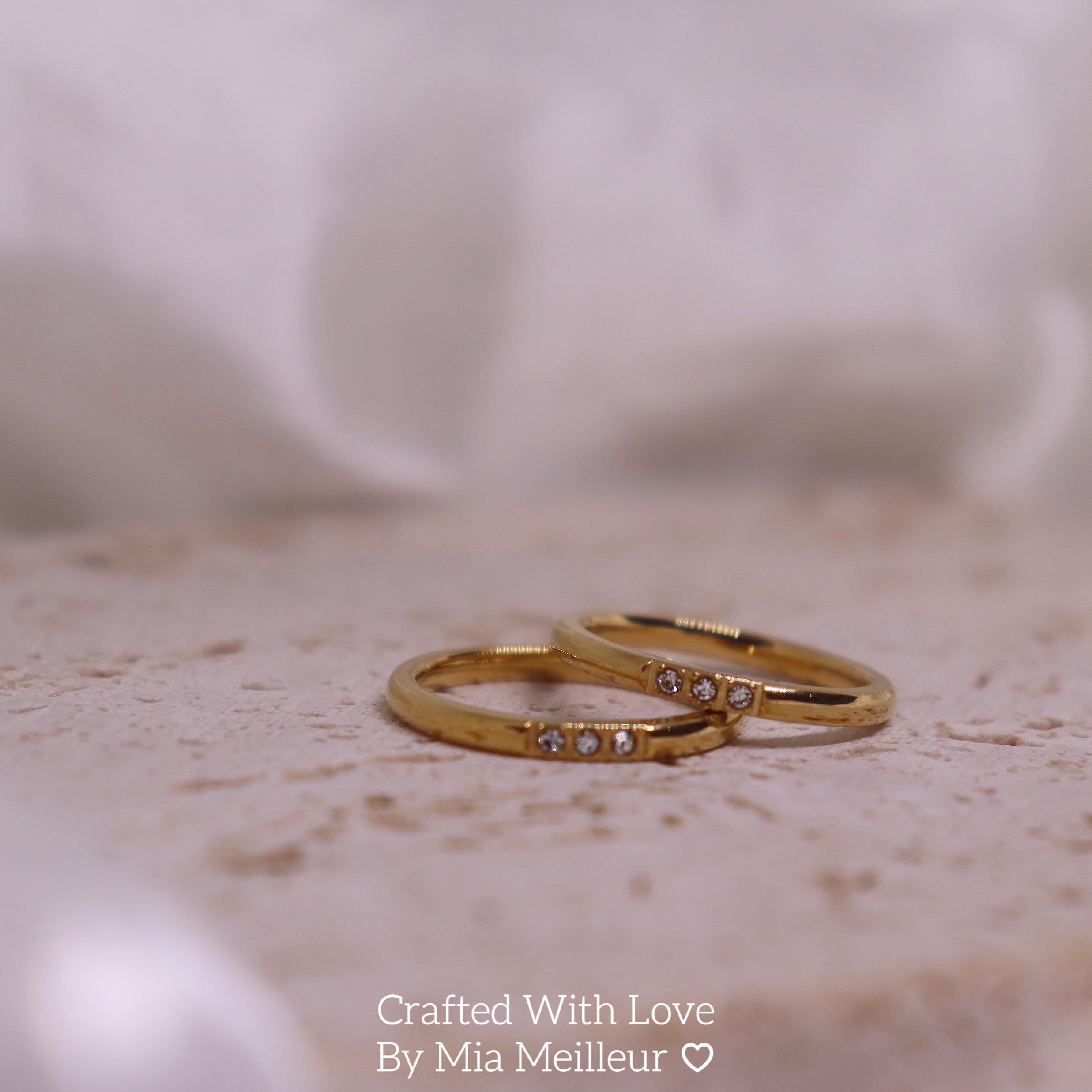 Three Stones Petite Ring