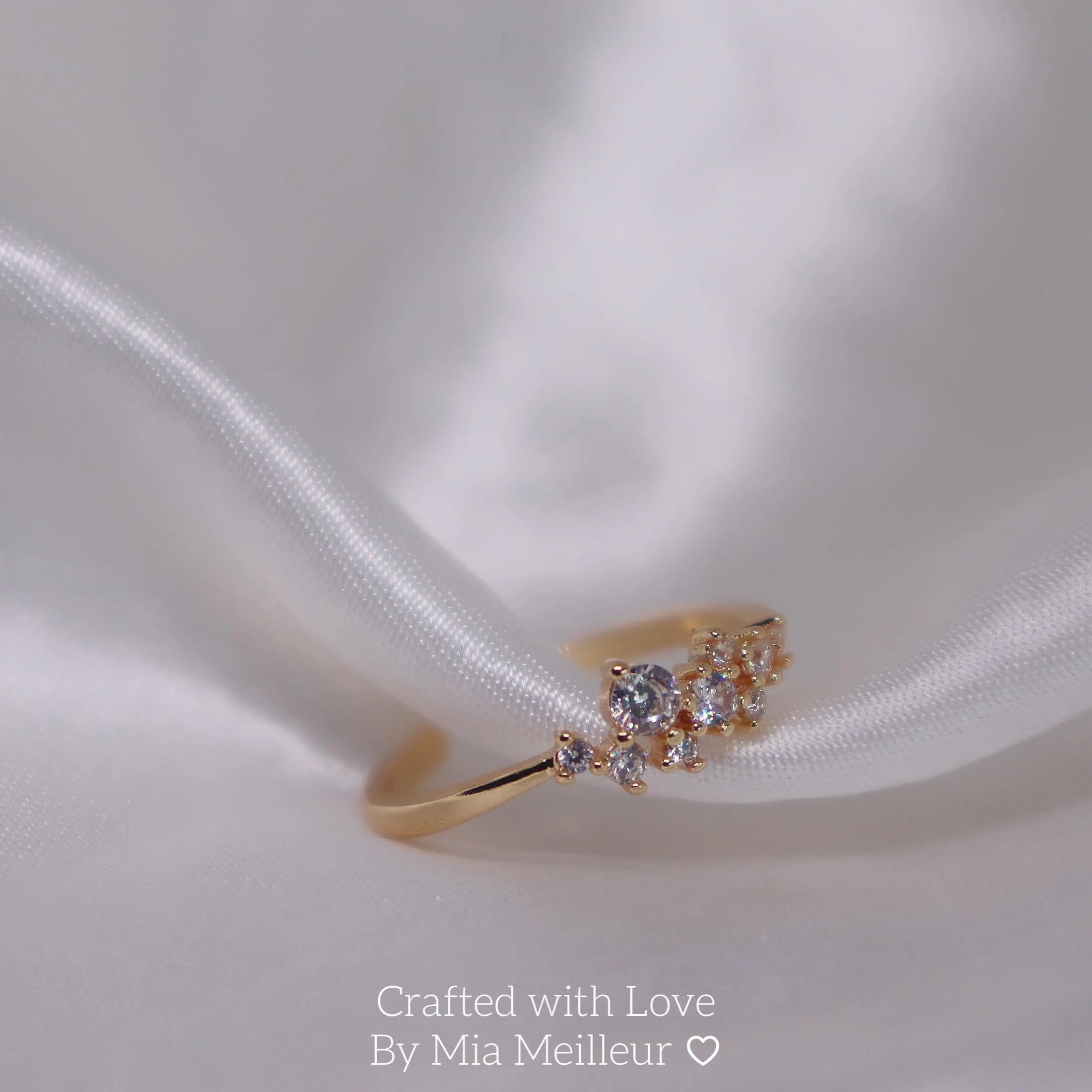 Diamond Cluster Ring