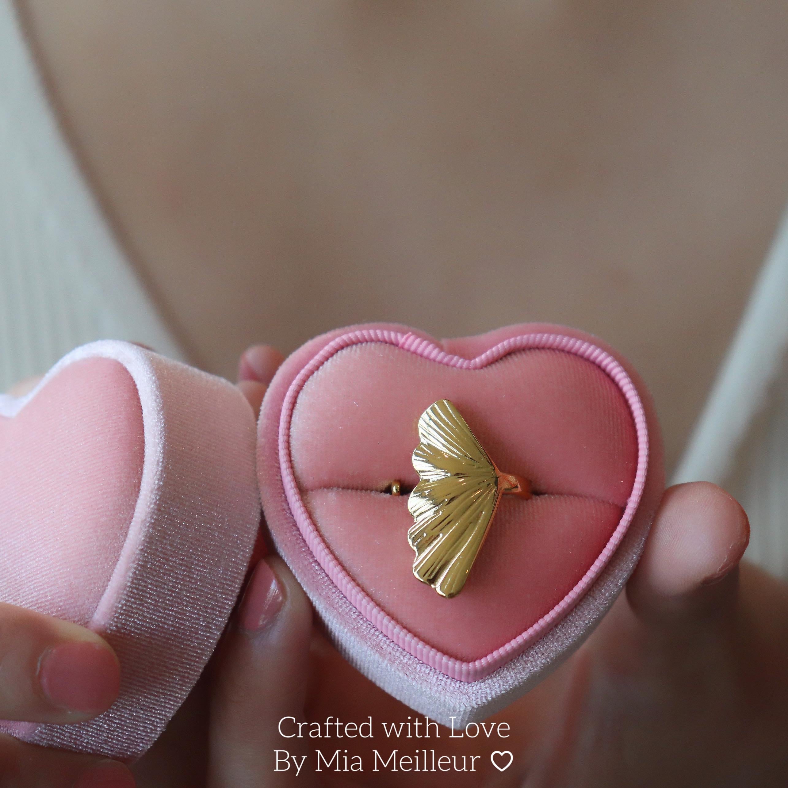 Ginkgo Leaf Statement Ring