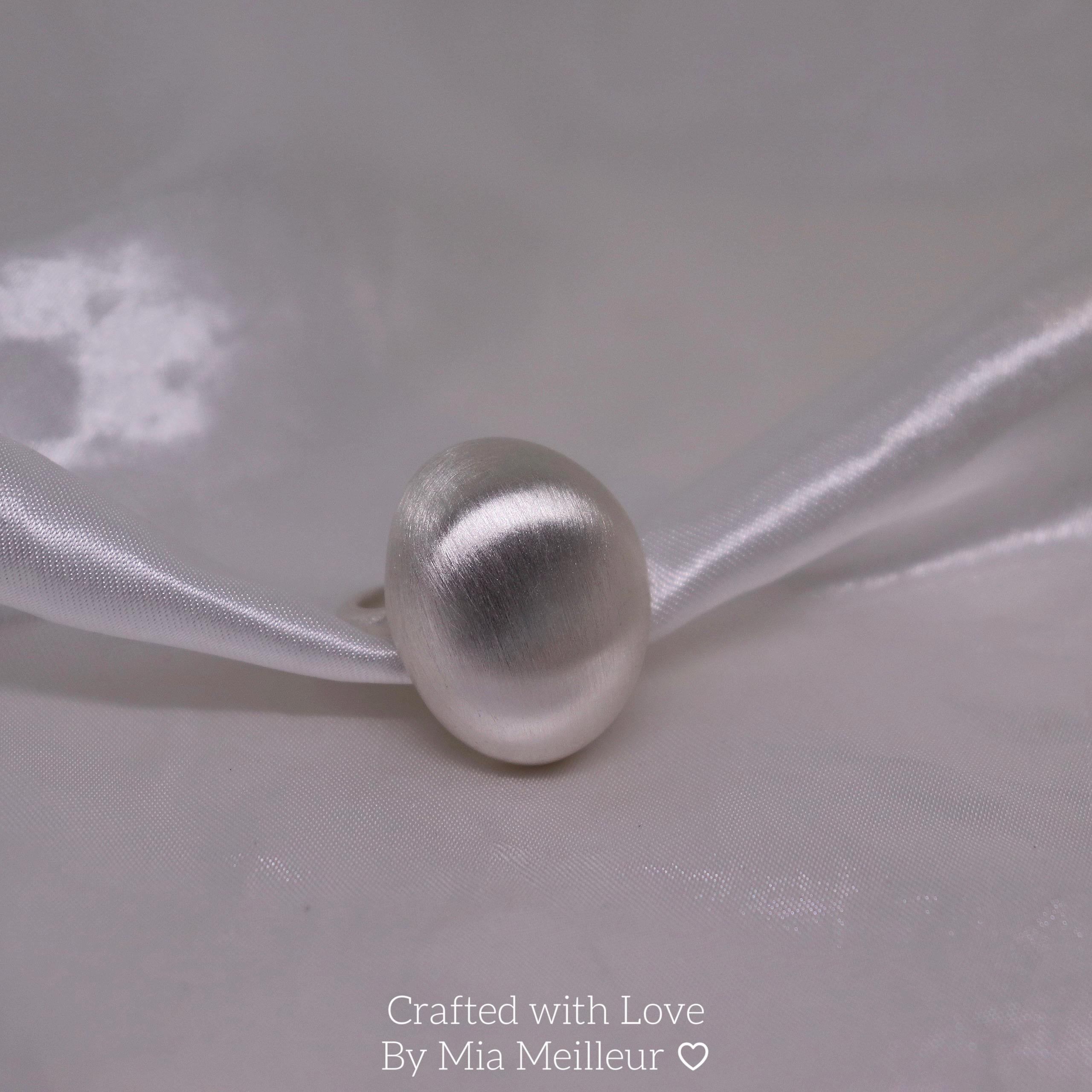 Brushed Dome Ring