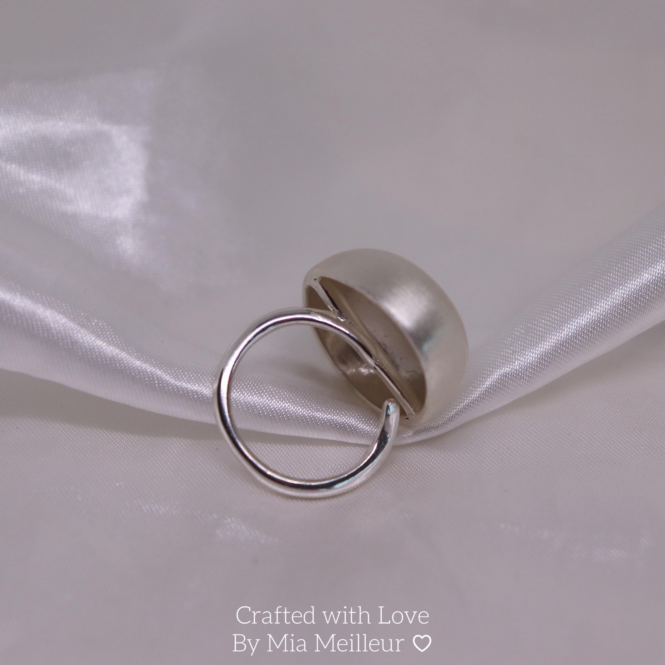 Brushed Dome Ring