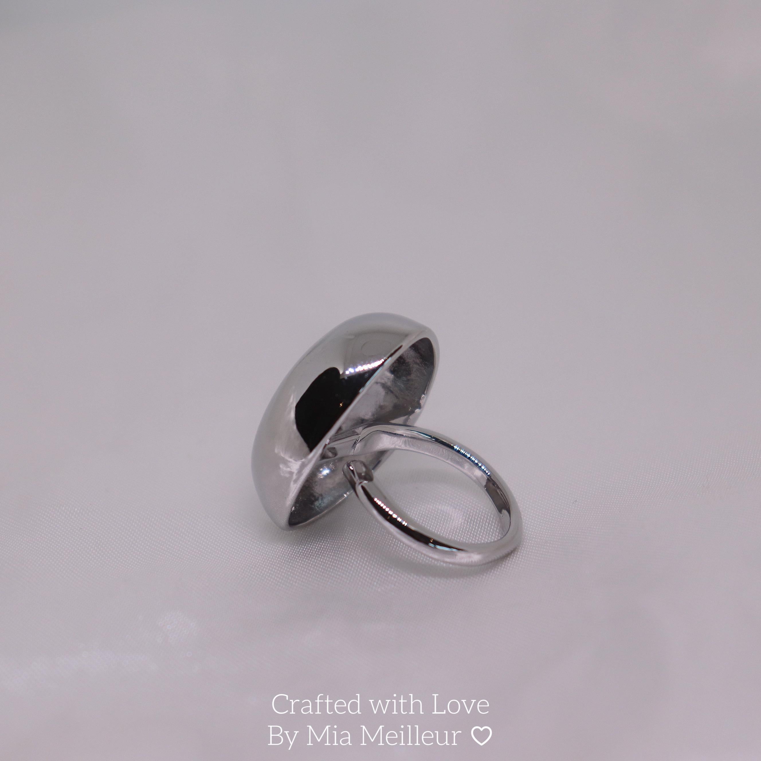 Bold Mirror Dome Ring
