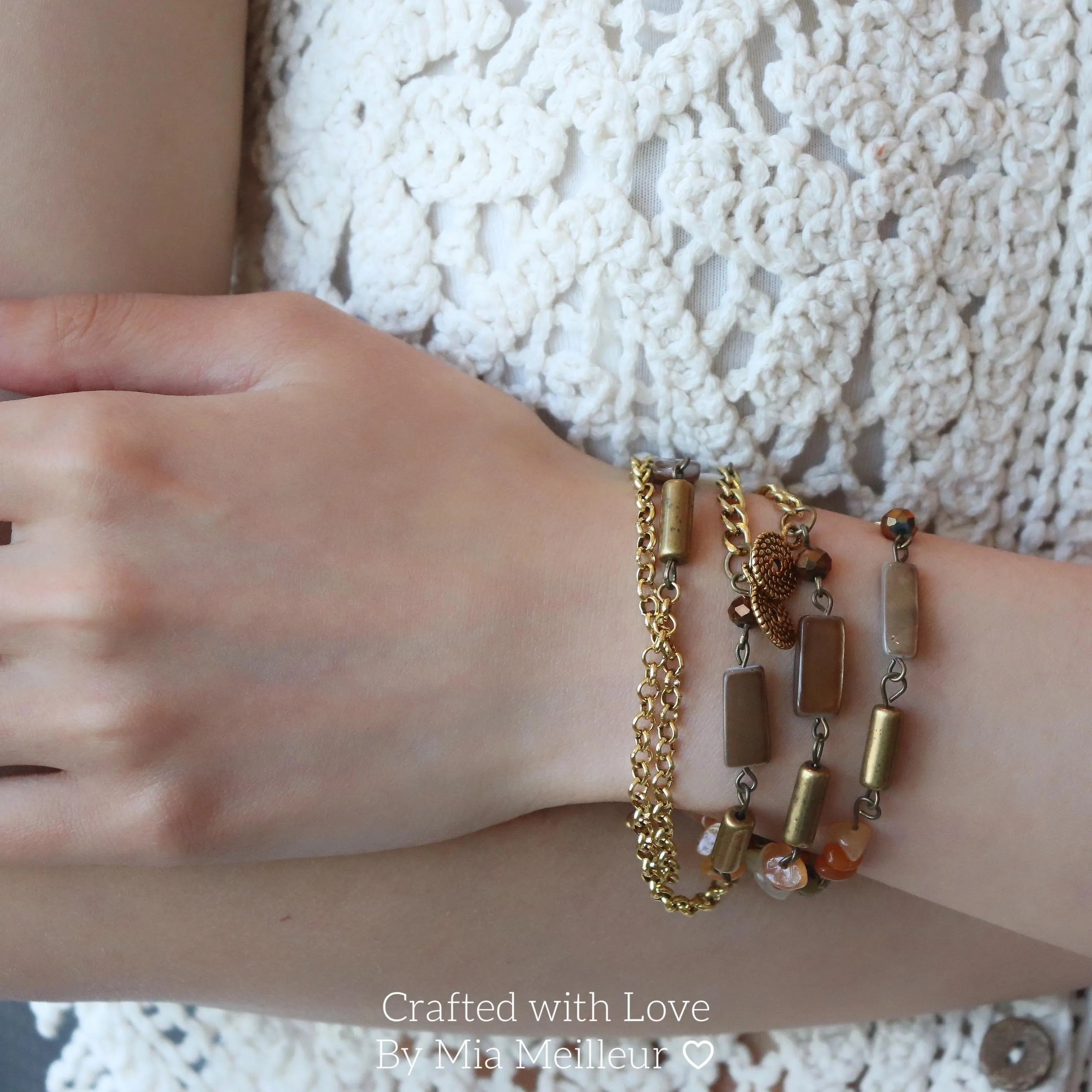 Boho Layered Beaded Necklace